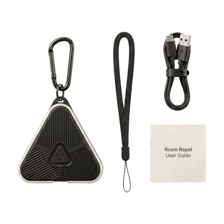 Everything included in the Roam Repel box